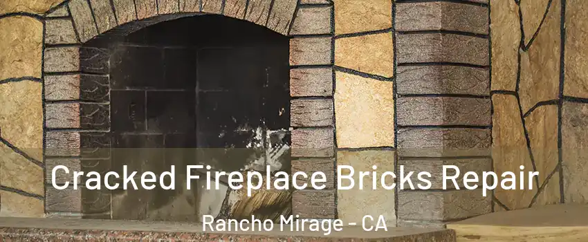  Cracked Fireplace Bricks Repair Rancho Mirage - CA