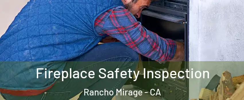 Fireplace Safety Inspection Rancho Mirage - CA