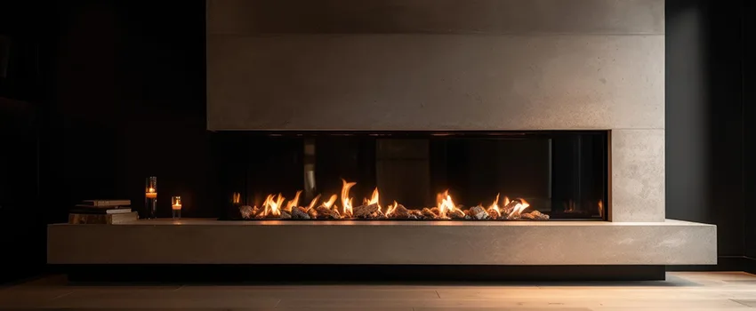 Gas Fireplace Ember Bed Design Services in Rancho Mirage, California