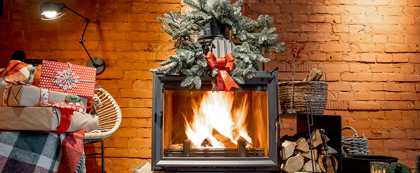 Travis Industries Linear Gas Fireplace Installation in Rancho Mirage, California