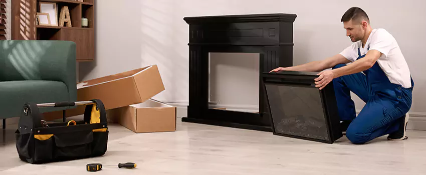 Old Rusted Metal Fireplace Repair And Replacement in Rancho Mirage, CA